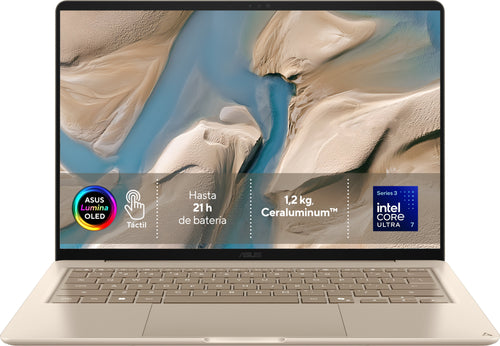 ASUS Laptop Zenbook 14 UX3480AA-SU536W U7 355 24GB 512GB 14OLED W11H Beige Noac — image 1