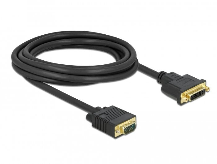 Delock Cable DVI 24 + 5 Female a VGA Male 3M