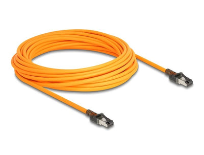 Delock 80418 Network Cable RJ45 With Función Buscador Port USB Type-c™ Self Tracing CAT.6A S/FTP 10M Orange — image 1