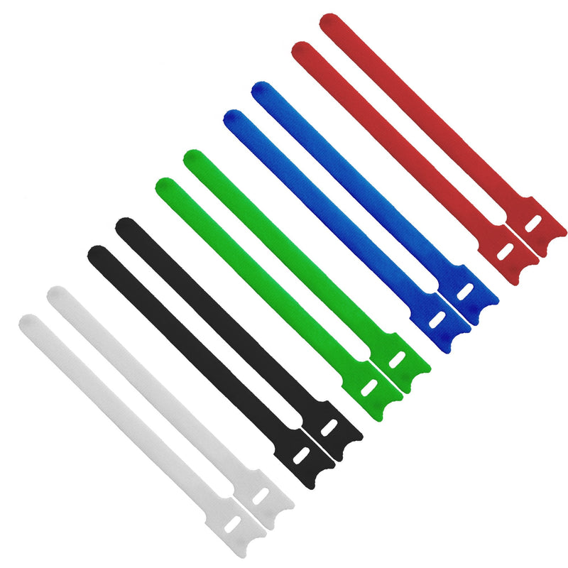Inline Straps Closure Velcro 12X200MM 10 Units 5 Colours