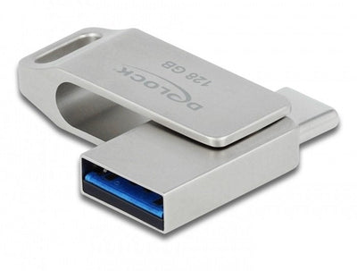 Delock USB 3.2 Gen 1 USB-C ™ + Pencil Memory Type a 128GB - Housing Metal — image 1