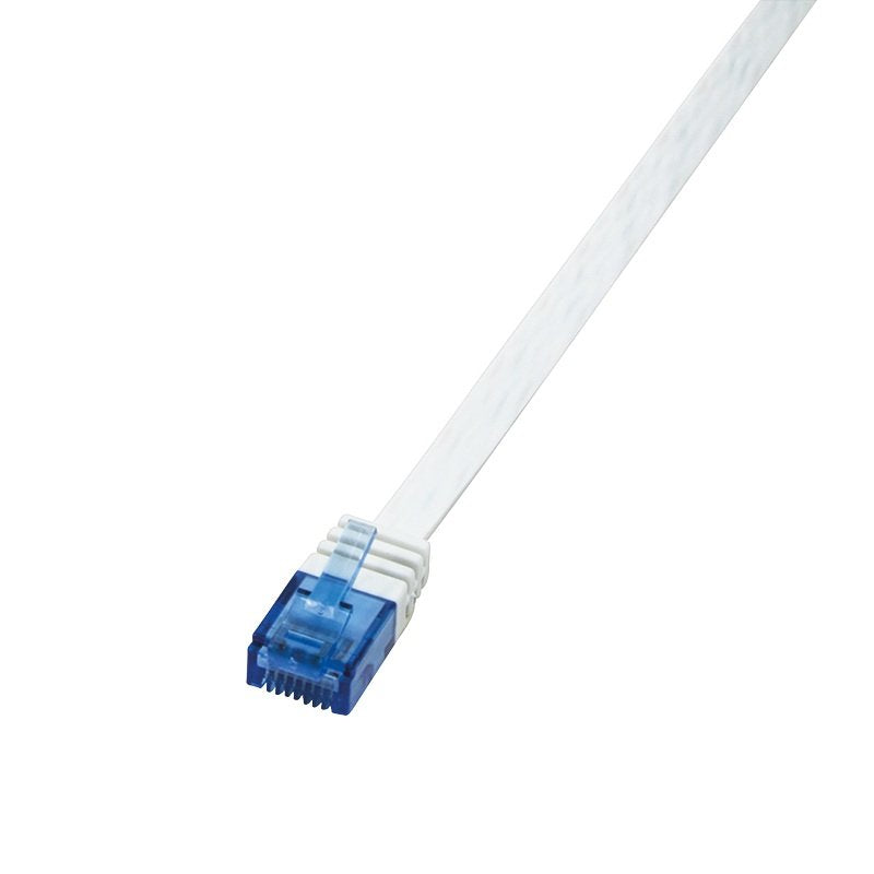 Logilink Cable CF2111U Network Flat CAT.6 U UTP Slimline White 20M