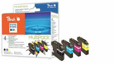 Peach PI500-91 Ink Black LC-127XL/ LC-125XL, Cyan Magenta Yellow — image 1