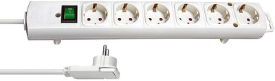 Brennenstuhl 1153320100 Base Múltiple 2M 6 Salidas AC Indoor White — image 1