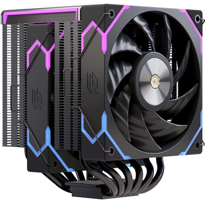 Einarex Refrigerador CPU Multizocalo Glide G300 120MM RGB Ventilad Double Black — image 1