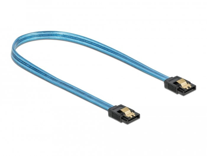 Delock SATA 6GB/S Cable Uv Leuchteffekt Aal 70CM