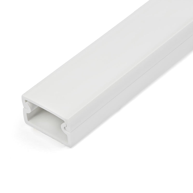 StarTech.com Canaleta Sólida Gestón Cableado With Tape Adhesiva And Cover 19MM An X 11MM - 1M Lar, Cover Pvc O