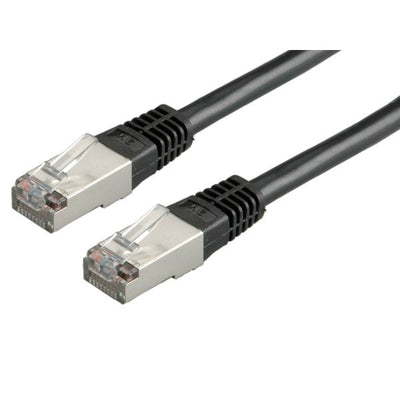 Roline Network Cable KAT.5E Class D S FTP Black 1M — image 1
