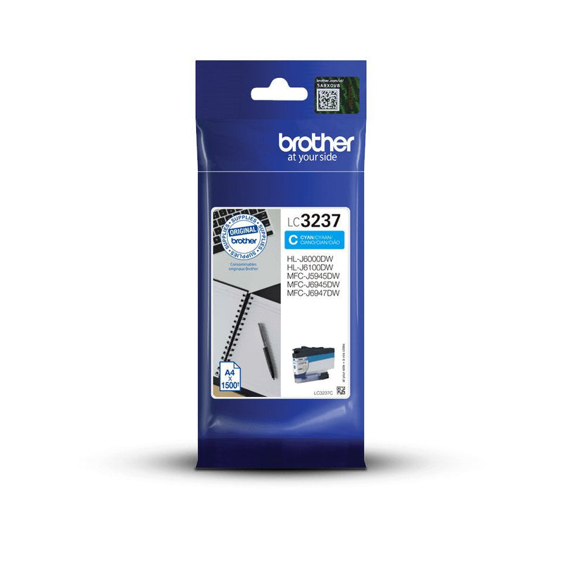 Brother Cartridge LC3237BK Cyan 1500PG