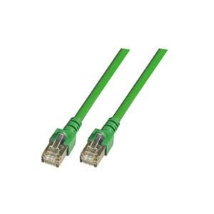 Efb RJ45 Network Cable Sf UTP, CAT.5E, Pvc, Cca, 0.5M, Green