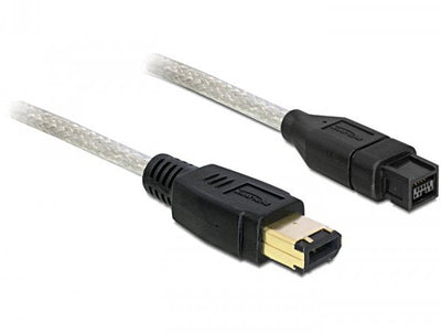 Delock Cable Firewire FW400 6 Pines - FW800 9 Pines M/M 2,00M — image 1