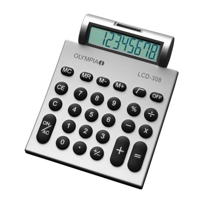 Olympia Calculator Bolsillo LCD-308 Silver — image 1