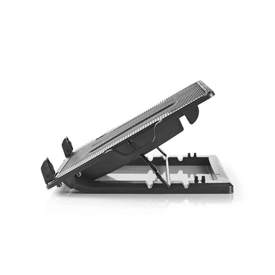 Nedis Notebook-ständer, Anzahl Fan 2 Power Eléctrica Über USB Anzahl Winkel: 4 18 1200 U/Min LED — image 1