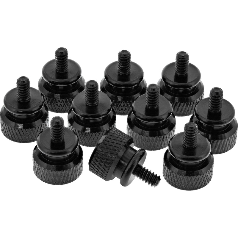 Inline Screws Mariposa Boxes Aluminium Black 10 Units