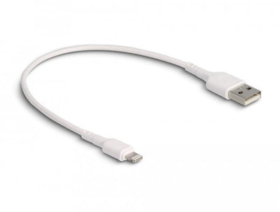 Delock Cable Charging USB Iphone™, Ipad™, Ipod™ White 30CM — image 1