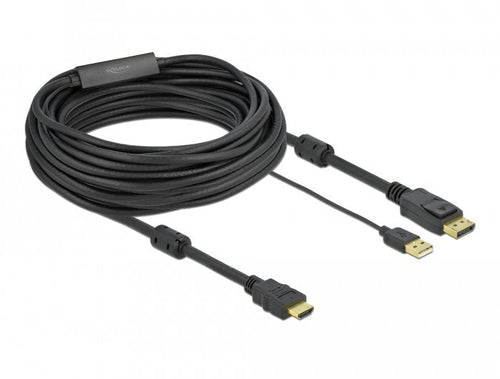 Delock HDMI Cable - DisplayPort 4K 30 HZ 10M — image 1