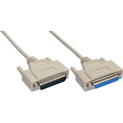 Inline Cable Extensión Serie 25 Pines Male a Female Moldeado Asignado Directo 30M — image 1