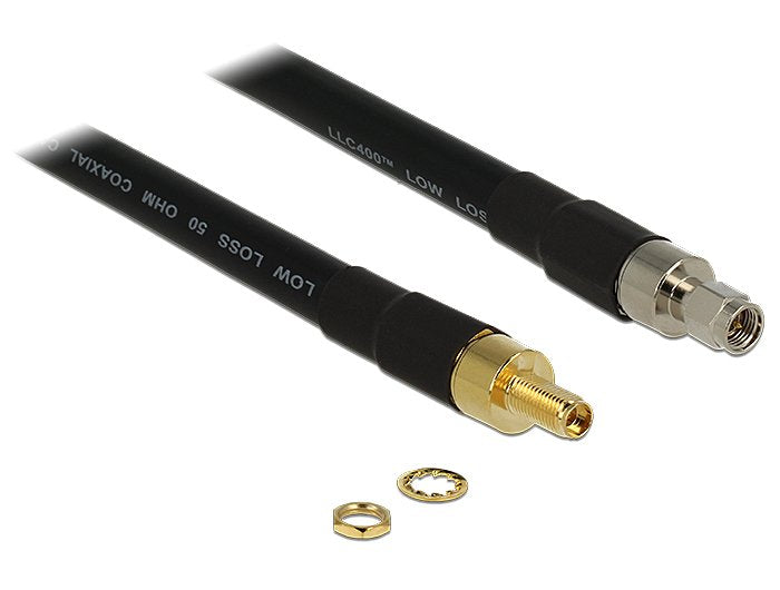 Delock 13005 Cable Antenna Male Sma Female Sma CFD400 LLC400 1M Baja Pérdida