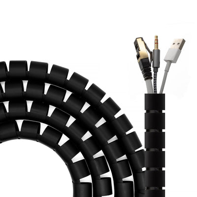 Aisens Organiser Cable Espiral D.25MM, Black 2.0M — image 1