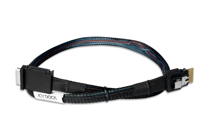 Icydock Cable Slimsas 4I To Oculink 4I Cable Pcle 4.0, 0.5M