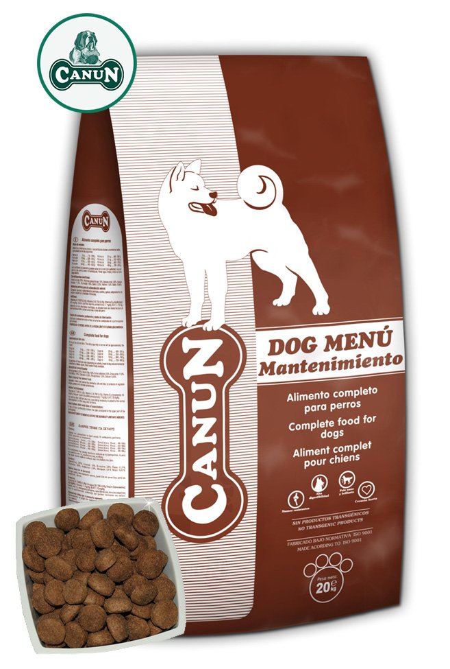 Alimento Seco Perros Canun Dog Menu 20KG