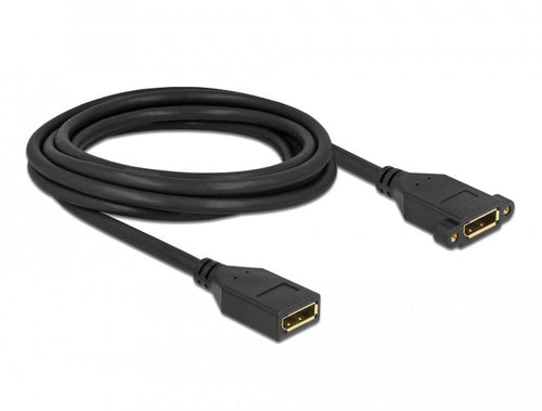 Delock DisplayPort 1.2 Cable Female a Female Installation 4K 60 HZ 3M — image 1