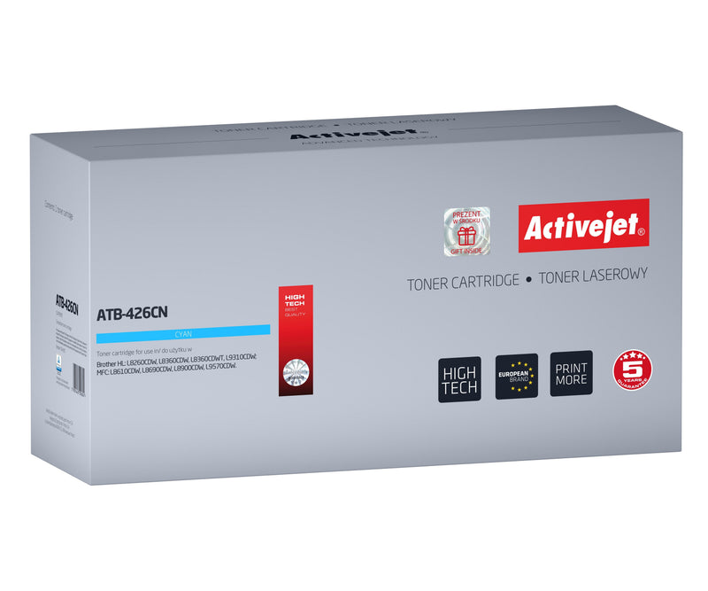 Activejet Toner Compatible Brother TN-426C - Supreme - 6.500 Páginas - Cyan)