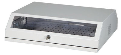 Cabinet 19 With Cerramiento Wall 3U Vertical + 5U Horizontal, Colour White — image 1