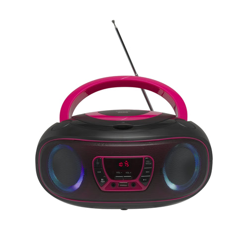 Denver Radio TCL-212 Pink/ Reproductor Cd/ USB/ Bluetooth — image 1