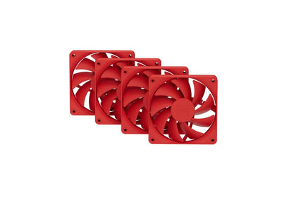 Hyte FA12, Fan Box Red Paquete 4, 120MM FAN-Hyte-FA12-RR-4 — image 1