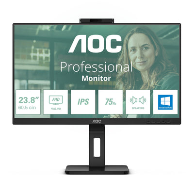 AOC Monitor 24P3CW 23.8 IPS TFT 1920X1080 HDMI DP USB Black — image 1