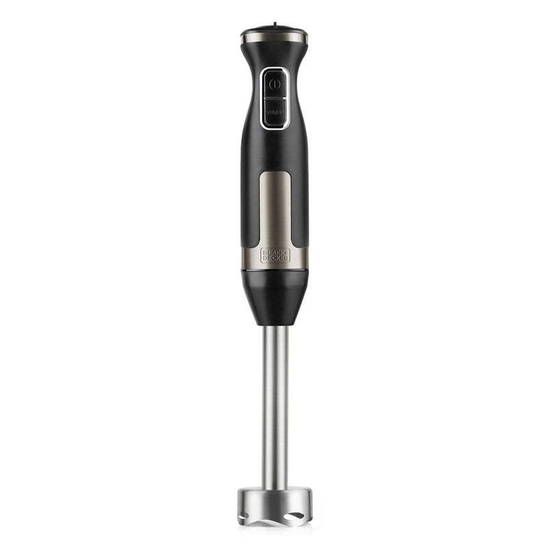 Negro + Decker BXHBA1500E - Blender Mano 1500W 20 Velocidades + Turbo