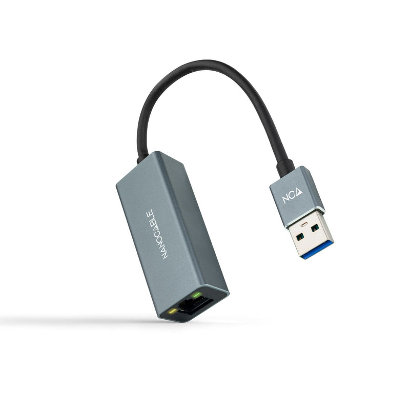 Nanocable Adapter Network USB 3.0A Ethernet Gigabit 10/100/1000Mbps