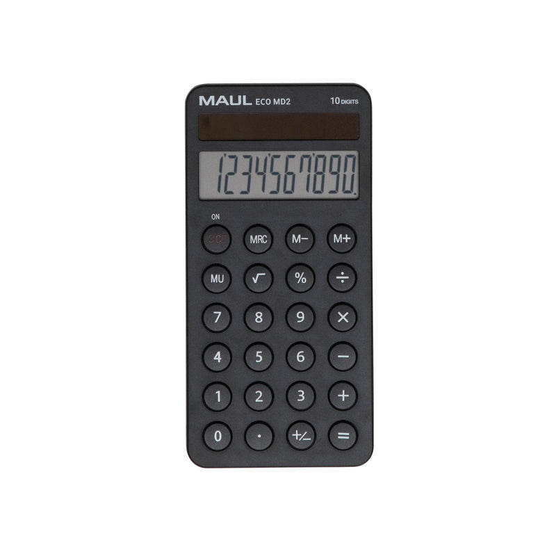 Maul Calculator Eco Md 2 Calculator Solar With 10 Dígitos And 5 Funciones Design Smartphone Manejo Easy Calcul