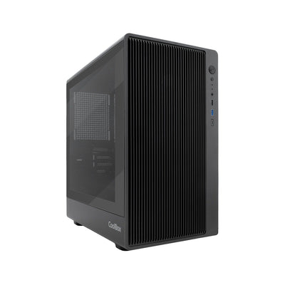 Coolbox Box microATX GM350 Darkface GPU Max. 315MM Glass Tempered Liquida 240MM USB-C Black — image 1
