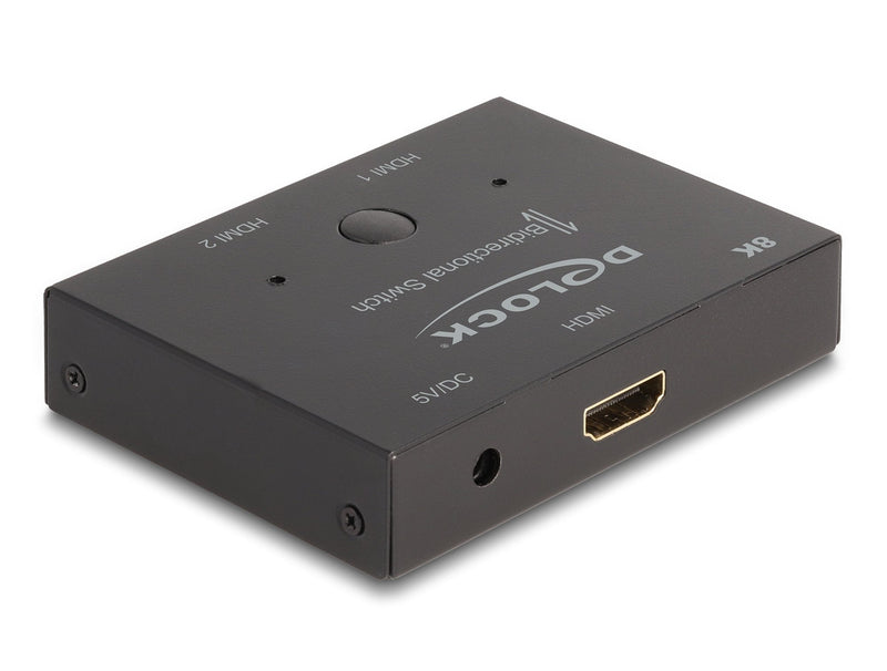 Delock 18776 HDMI 2 - 1 Switch Bidireccional 8K 60 HZ