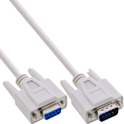 Inline 20ER Bulk-pack ® Serial Cable Molded DB9 Male a Female 1:1 Grey 5M — image 1