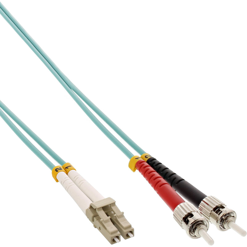 Inline Cable Duplex Fibre Optic Lc/St 50/125?M OM3 7.5M