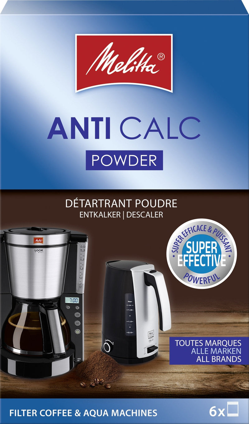 Melitta, Descaler Polvo Cafeteras Filter 6 X 20G