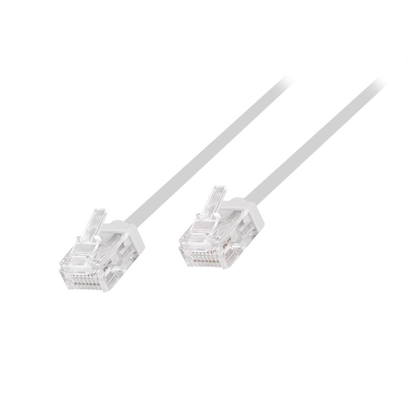 Logilink Patch Cable CAT.6A U UTP Slim High-flex, Blanco 7,50M
