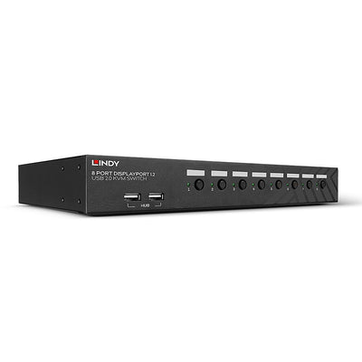 Lindy 8 Port DisplayPort 1.2, USB 2.0 & Audio KVM — image 1