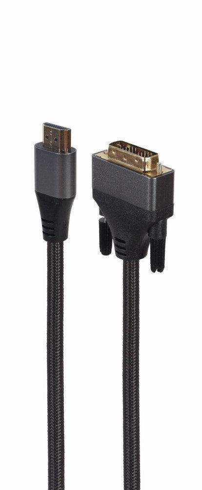Gembird Cable HDMI - DVI 18 + 1PIN 4K Trenzado 1.8M CC-HDMI-DVI-4K-6