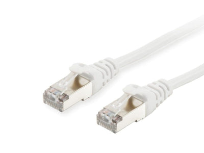 Equip Network Cable CAT.6A S/FTP 2x RJ45 7.50M White Lszh — image 1