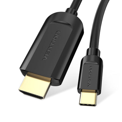 Vention Cable Converter HDMI 1.4 4K Cgubg USB Type-c Male HDMI Male 1.5M Black — image 1