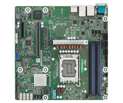 Asrock Motherboard W880D4U Intel W880 Lga 1851 Socket V1) microATX — image 1