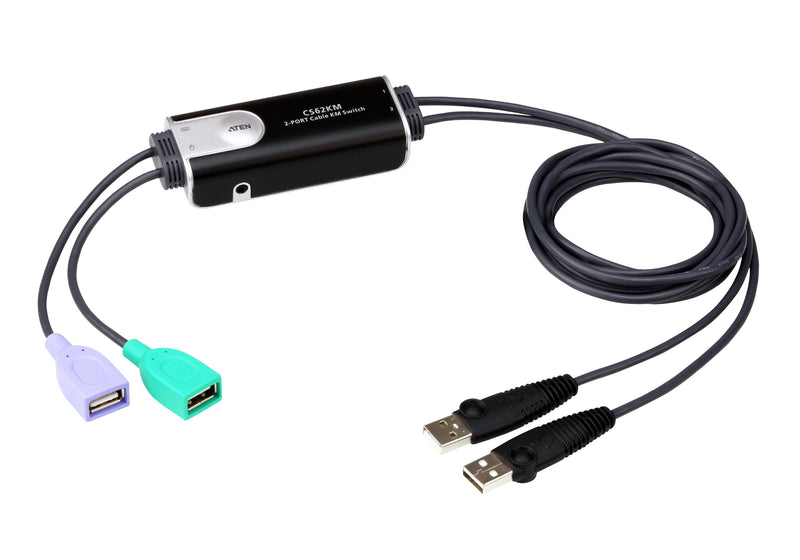 Aten Switch Km Cable Without Límites USB 2 Ports CS62KM ( Without Vídeo)