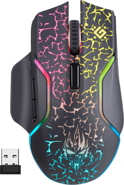 Defender Mouse Mouse GM-067 Oneshot Optic RF RGB 3200DPI 7P — image 1