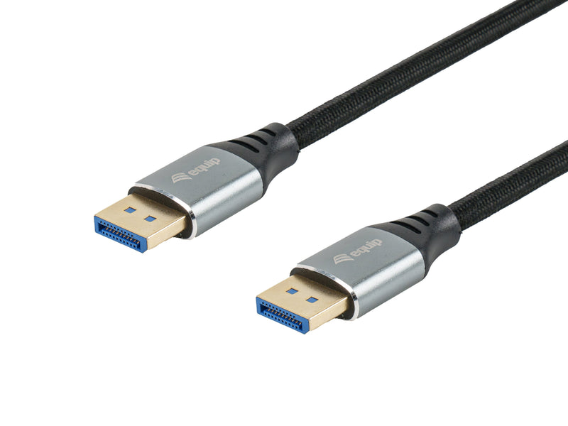 Equip DisplayPort 2.1M M 1.00M16K 60HZ Komp.hdcp Alum. Gr