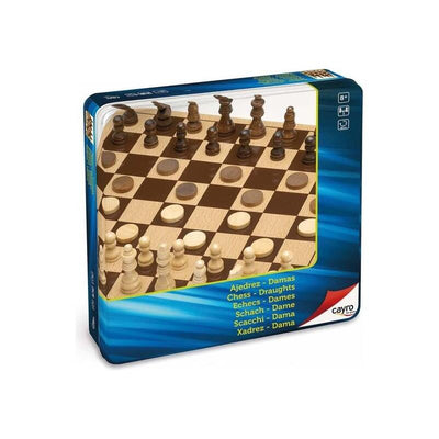 Ajedrez-damas Wood Box Metal 27X27 — image 1