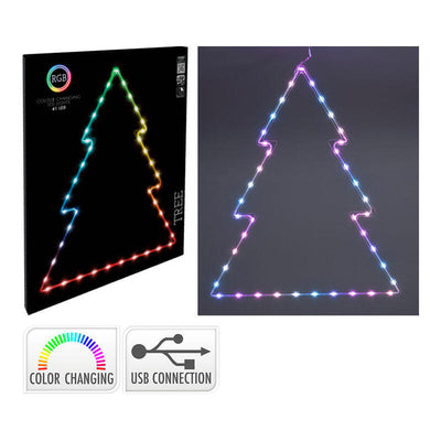 Tree Christmas With 41 LED RGB 48 X 60CM — image 1